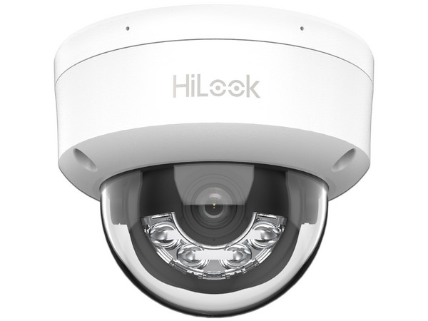 Cámara IP Tipo Domo Hikvision IPC-D120HA-LUC de 2MP, IR de 20 m, Luz Blanca hasta 15 m, Micrófono Integrado, ACUSENSE Lite, PoE. - imagen 2