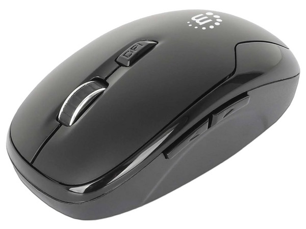 Mouse Óptico Manhattan MW6185, Inalámbrico, RF Inalámbrico, 1.600DPI, Color Negro. - imagen 3
