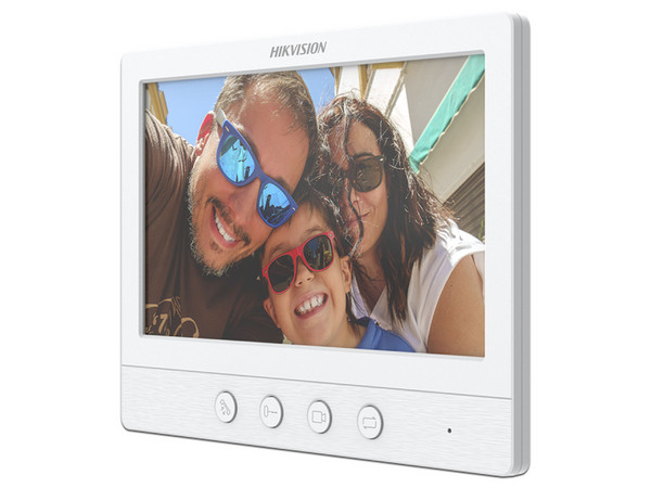 Monitor Para Videoportero Hikvision DS-KH2230T de 7", Compatible con DS-KB2412T-IM, Color Blanco. - imagen 2