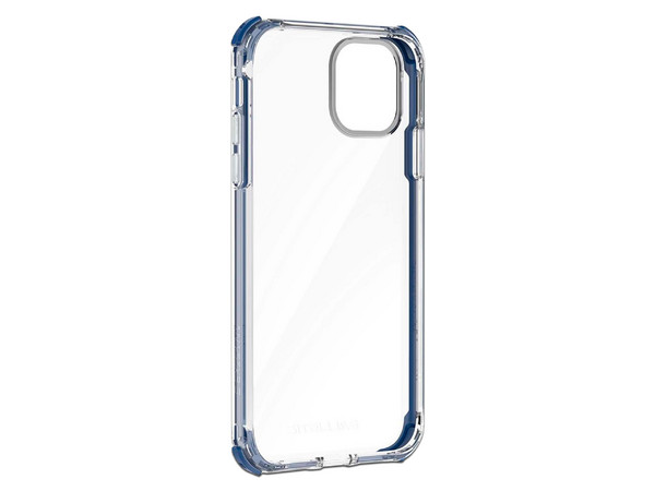 Funda protectora transparente Ballistic Bshock X90 para iPhone 11 Pro Max. Borde Color Azul. - imagen 2