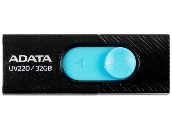 Unidad Flash USB 2.0 ADATA UV220 de 32 GB. Color Negro/Azul. - imagen 3