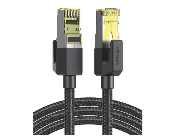 Cable Ethernet Cat7 UGREEN 80424 Redondo con Malla de Nylon de 3m.
