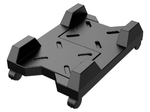 Soporte Móvil BRobotix para Gabinete, Ajustable 13.5cm a 23.5cm. Color Negro.