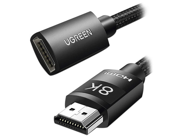 Cable de extensión HDMI (M-H) Ugreen, núcleo de cobre puro 28AWG, 1m.