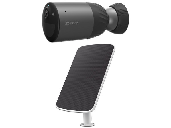 Kit de Cámara de Batería Recargable EZVIZ CS-BC1C/K, Incluye Cámara y Panel solar.