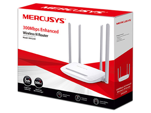 Router Inalámbrico Mercusys MW325R, Wireless N (Wi-Fi 4), Hasta 300Mbps. - imagen 3