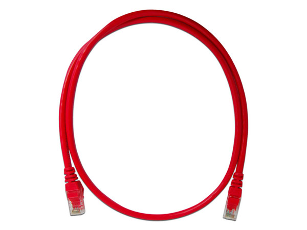 Cable de Red Enson PRO-II P6009R, RJ45 Cat6, longitud 0.9m. Color Rojo. - imagen 2