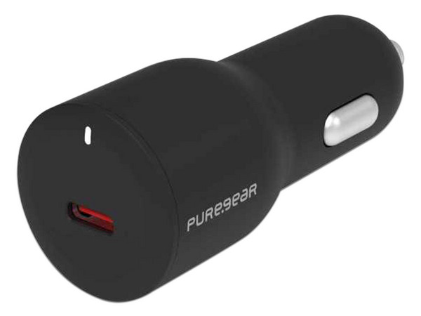 Cargador para Auto PUREGEAR 64673PG, 1 Puerto USB-C, 35W, Color Negro.