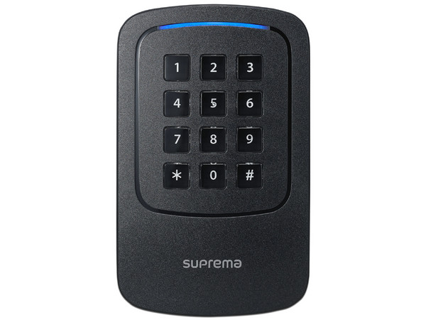 Lector con teclado Suprema XP2GKDPB, para exterior, Multitecnolgía de tarjetas, NFC, BLE.