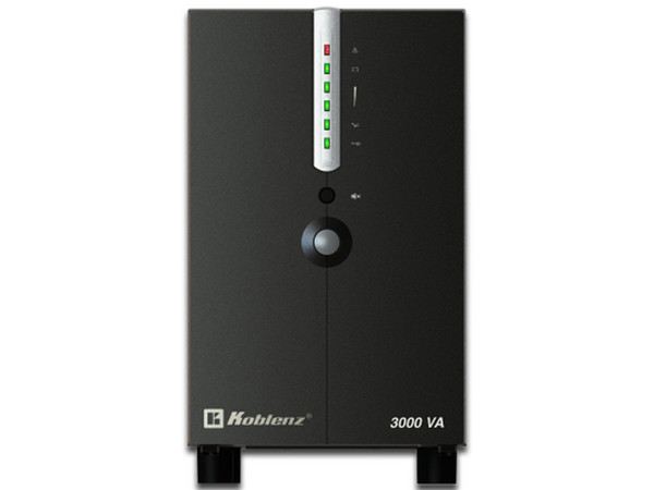 No-Break Koblenz  30018 USB/R, 3000VA / 1800W , 8 contactos.