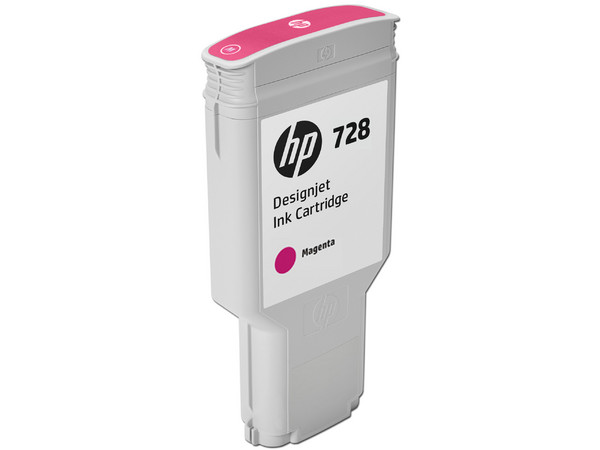 Cartucho de Tinta HP 728 Magenta, Modelo: F9K16A, 300 ml.