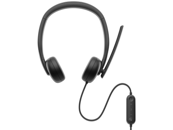 Audífonos Estéreo con micrófono DELL WH3024. Color Negro. - imagen 2
