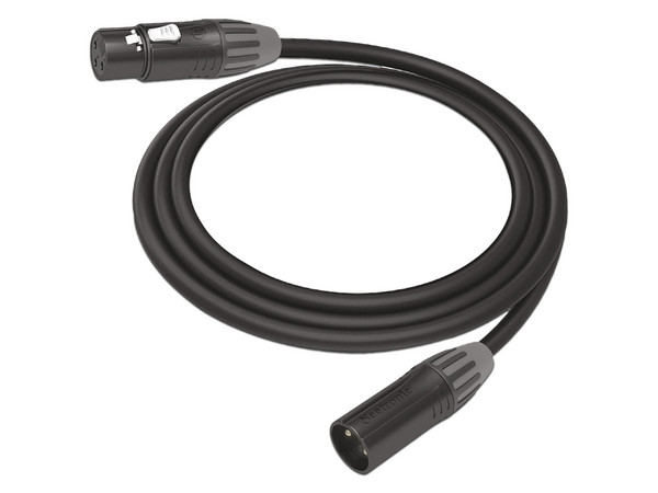 Cable XLR de 3 polos Cosmiconn, Conector Hembra-Macho, ideal para microfonía, 10m.