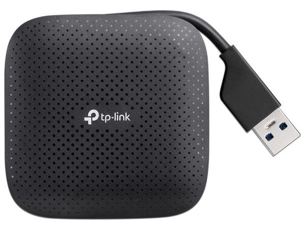 Conector Hub USB 3.0 Tp-Link UH400 de 4 puertos, no requiere alimentación.