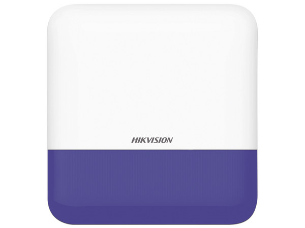 Sirena Inalámbrica Hikvision AX PRO DS-PS1-E-WB/B, Indicador LED, IP65. Color Blanco.