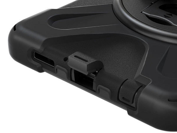 Funda Brobotix De Uso Rudo para Samsung A9+ con Giro y Correa. Color Negro. - imagen 3