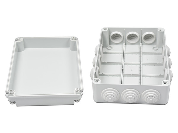 Caja Estanca Gewiss  GW-44-009 De Derivación De Pvc, 12 Entradas, Auto-extinguible, Para Exterior, Color Blanco. - imagen 2