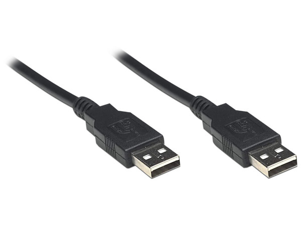 Cable USB 2.0 Manhattan (M-M), 1.8m. Color Negro. - imagen 2