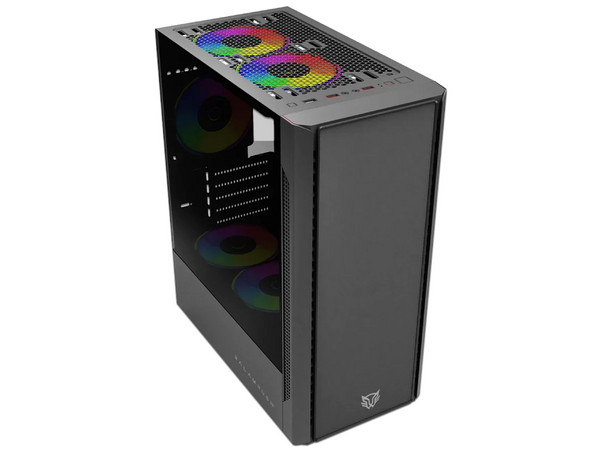 Gabinete Gamer Balam Rush NYX GI730, Mid-Tower, Micro-ATX (no incluye fuente de poder). Color Negro. - imagen 2