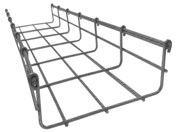 Charola tipo malla CHAROFIL CH-54-150BM, Bimetálica para Instalación en Exterior o Interior, Extrema Resistencia y Durabilidad, Hasta 129 cables Cat6 (Tramo de 3 metros).