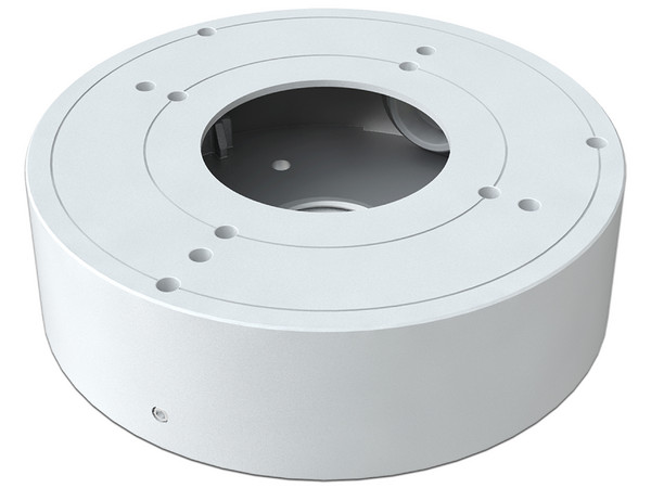 Caja Provision ISR PR-JB14IP64 de Conexiones Para Cámaras Tipo AHD/IP, IP64. Color Blanco.