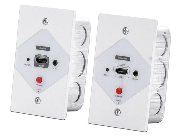 Kit Extensor HDMI Epcom TT372W, placas de pared para distancias de 40m, resolución 1080P, Cat 6/6A/7. - imagen 3