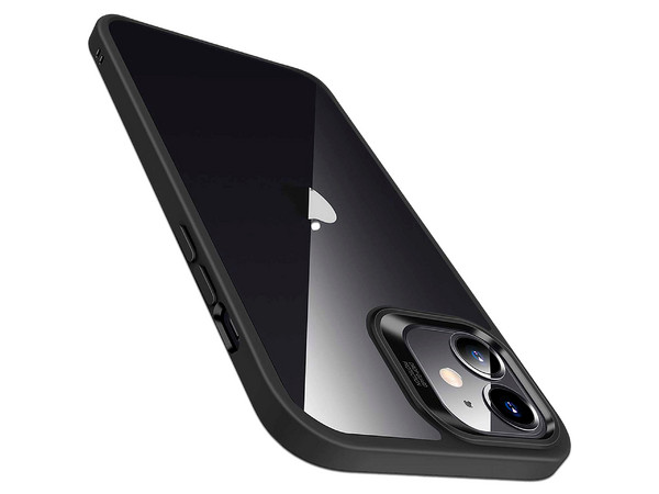Funda ESR Hybrid Case para iPhone 12 Mini. Transparente con borde negro. - imagen 3