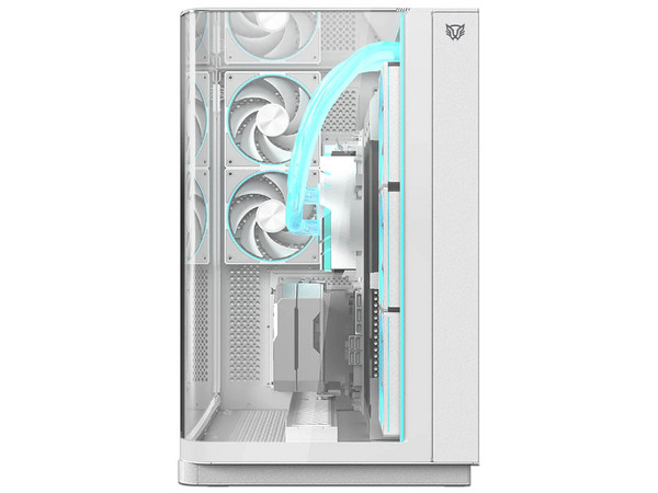 Gabinete Balam Rush Tank Expert Curve 7800, Mid Tower, ATX, 5 Ventiladores de 120mm, ARGB, (Sin fuente de poder). Color Blanco. - imagen 2