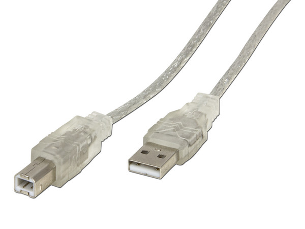 Cable Manhattan USB 2.0 A macho/ B macho de 4.5 Mts. para Impresora y Escáner                           
