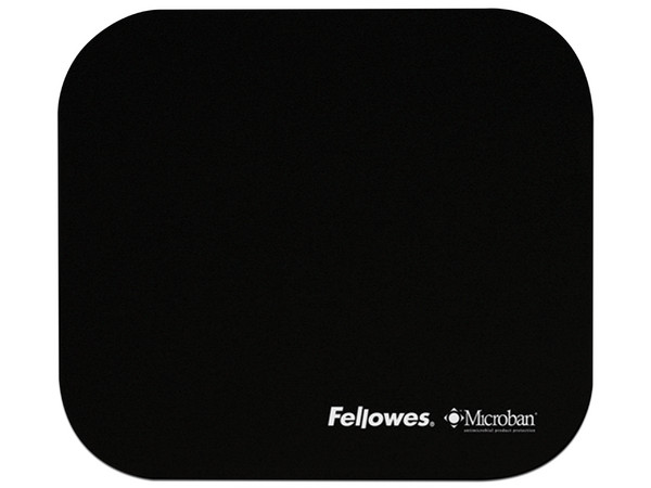 Mouse Pad Fellowes de Caucho. Color Negro.