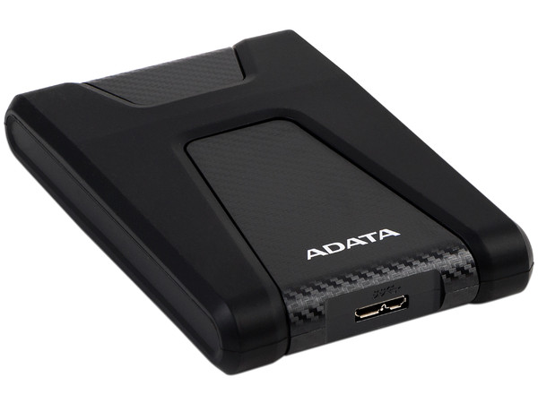 Disco Duro Portátil ADATA HD650 de 2 TB, USB 3.0, Color Negro.