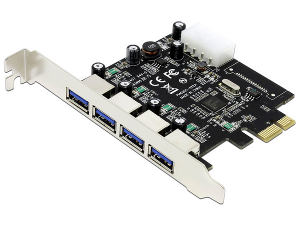 Tarjeta Manhattan de 4 puertos USB, Súper Velocidad PCI Express.