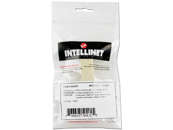 Cople Modular en Línea RJ-45 (H-H), UTP. - imagen 2