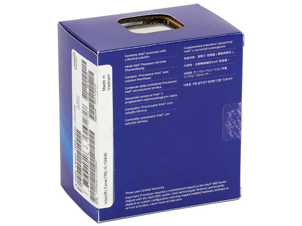 Procesador Intel Core i5 10400 de Décima Generación, 2.9 GHz (hasta 4.3 GHz) con Intel HD Graphics 630, Socket 1200, Caché 12 MB, Six-Core, 14nm. - imagen 2