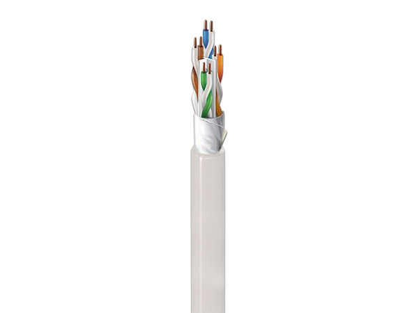 Bobina de cable BELDEN 10GXW12, Cat6a  UTP, 305m,  23 AWG, Color Blanco. - imagen 2
