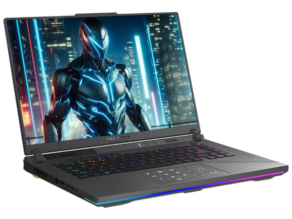Laptop Gamer ASUS ROG Strix G16: CPU AMD Ryzen 9 9955HX (hasta 5.4 GHz),Memoria 32GB DDR5,SSD 1TB,Pantalla de 16" LED, WQXGA (2560x1600), 3ms, 240Hz,Video NVIDIA GeForce RTX 5070 Ti 12GB,S.O. Windows 11 Home,Teclado Retroiluminado en Inglés - imagen 2
