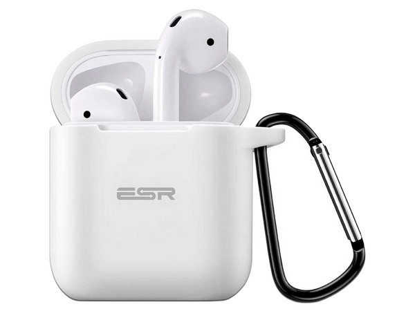 Funda Protectora ESR Bounce, Para AirPods 1 y 2. Color Blanco. - imagen 2