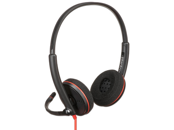 Audífonos tipo Diadema con Micrófono Poly Blackwire 3220, Respuesta de Frecuencia 20Hz-20KHz, USB-C, USB-A, 3.5mm. Color Negro. (Bulk) - imagen 2