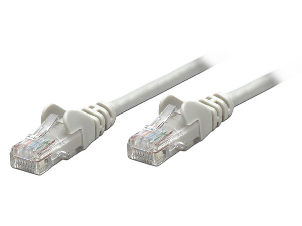 Cable de red Manhattan RJ45 Cat5e de RJ45 a RJ45 (M-M) de 2m. Color Gris.