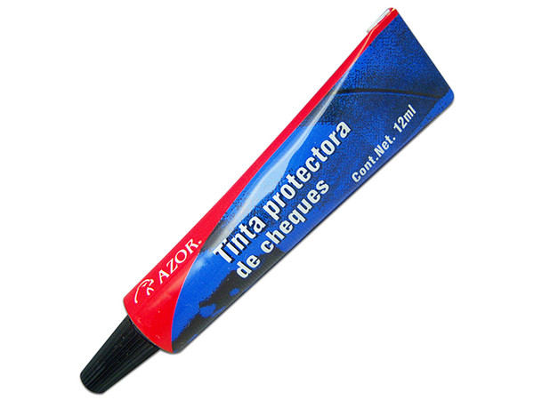 Tinta Protectora Stafford COG2000 para Cheques, 12ml. Color Negro.