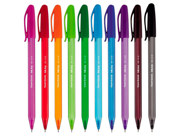Bolígrafo Paper mate, Colores Surtidos, 10 piezas.