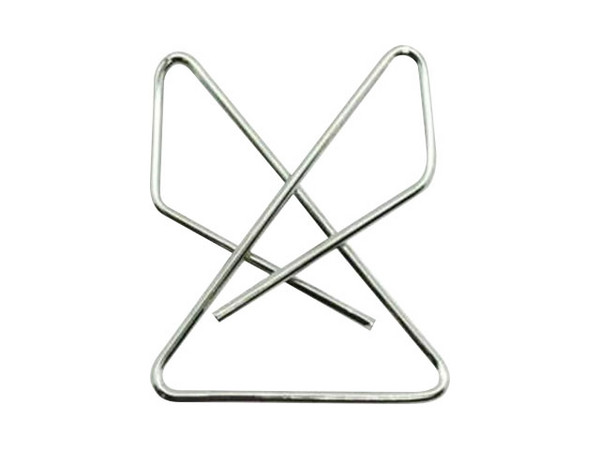 Clip Tipo Mariposa Nextep Niquelado,#2, 40mm, 50 Clips.