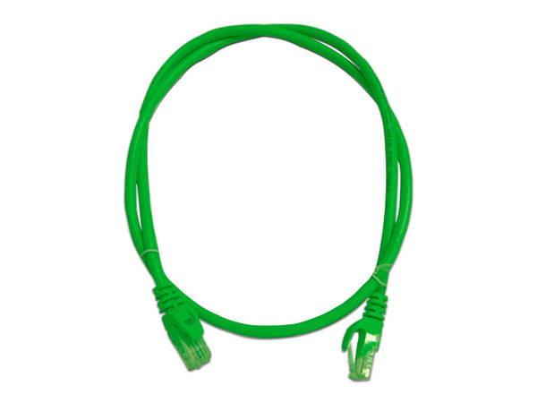 Cable de parcheo Enson de RJ-45 (Macho) a RJ-45 (Macho) de 0.9m. Color Verde.