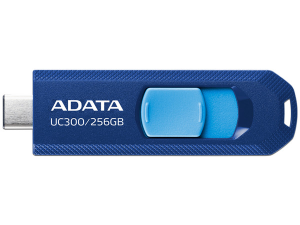 Memoria Flash USB-C 3.2 ADATA UC300 de 256GB. Color Azul.