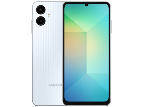 Smartphone Samsung Galaxy A06: Procesador Octa-Core (hasta 2.0 GHz), Memoria RAM de 4GB, Almacenamiento de 128GB, Pantalla LED Multi-Touch de 6.6" HD+,Bluetooth, Wi-Fi, Cámara principal de 50MP, Android 14. Color Azul.