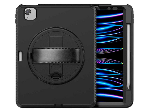 Funda Tekku Handstrap para iPad Air 5, Air 4 y iPad Pro 11. Color Negro. - imagen 2