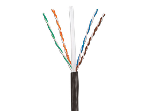 Bobina de Cable UTP Panduit PUO6C04BL-CEG de 4 Pares, Cat6, 23 AWG, Color Negro, 305m.