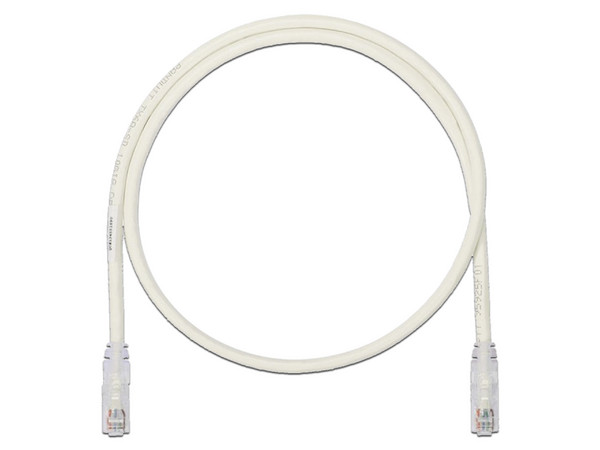 Cable Panduit Cat6A UTP de 1.5m, RJ45. Color Blanco.