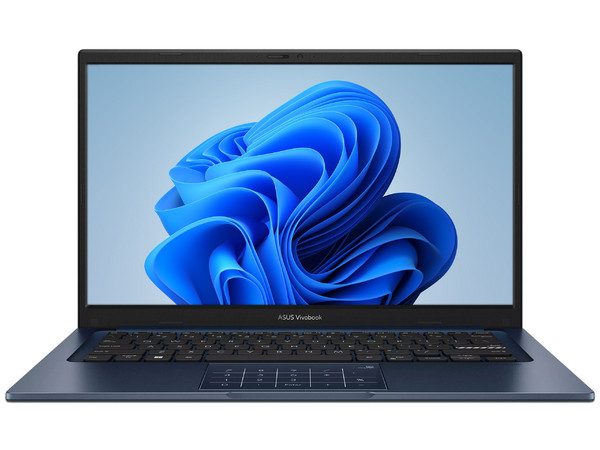 Laptop ASUS Vivobook 14: Procesador Intel Core i7 1355U (hasta 5.0 GHz), Memoria de 12GB DDR4, SSD de 512GB, Pantalla de 14" LED, Video UHD Graphics, S.O. Windows 11 Home (64 Bits), Teclado Versión en Inglés.