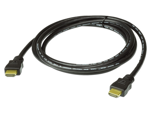 Cable de Video Aten 2L-7D0H-1 de Conector HDMI 4K, Alta velocidad, 2m. Color Negro.